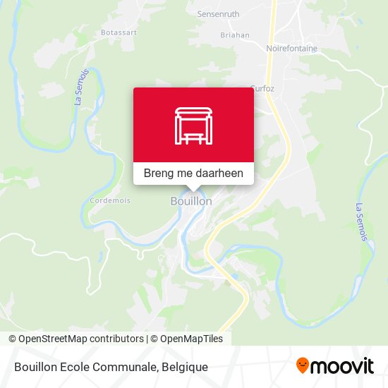 Bouillon Ecole Communale kaart