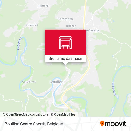 Bouillon Centre Sportif kaart