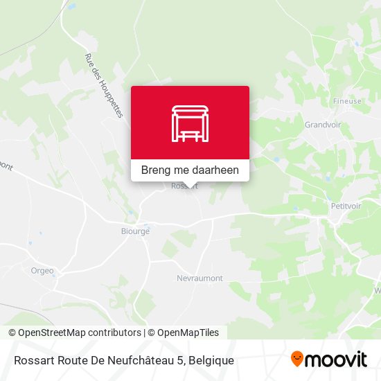 Rossart Route De Neufchâteau 5 kaart
