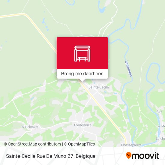 Sainte-Cecile Rue De Muno 27 kaart