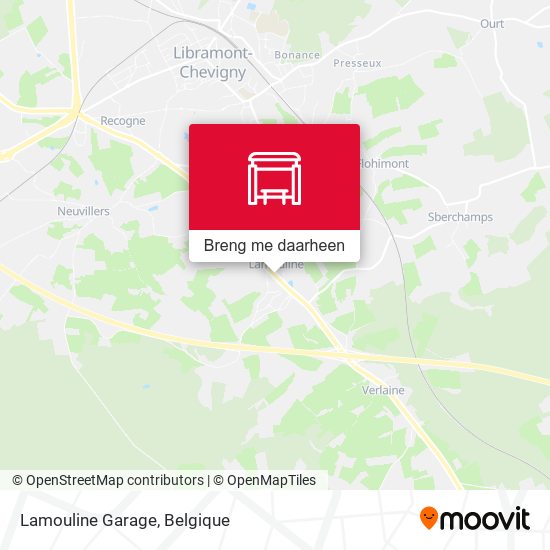 Lamouline Garage kaart