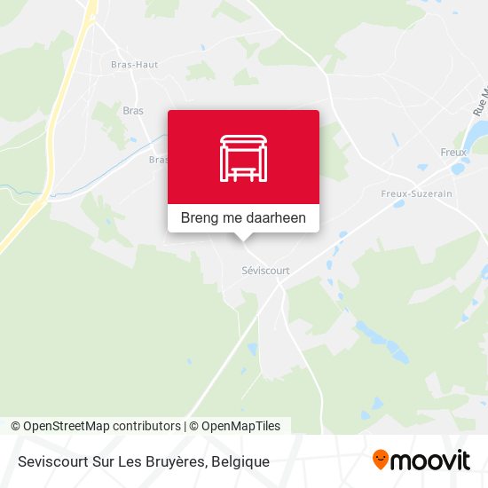 Seviscourt Sur Les Bruyères kaart