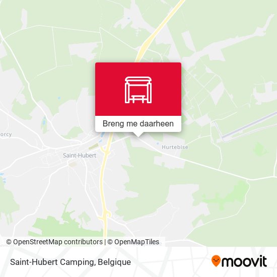 Saint-Hubert Camping kaart