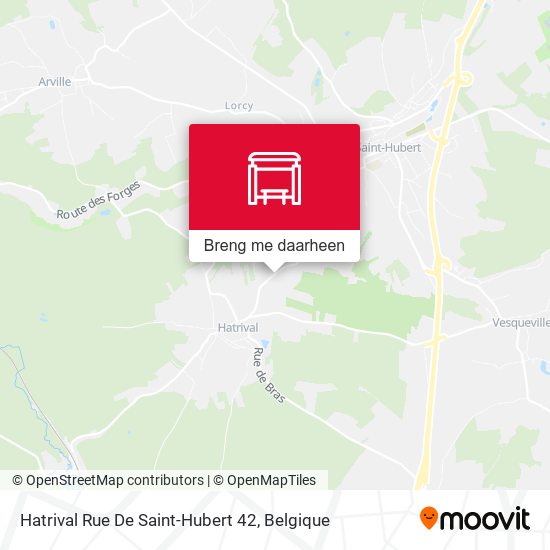 Hatrival Rue De Saint-Hubert 42 kaart