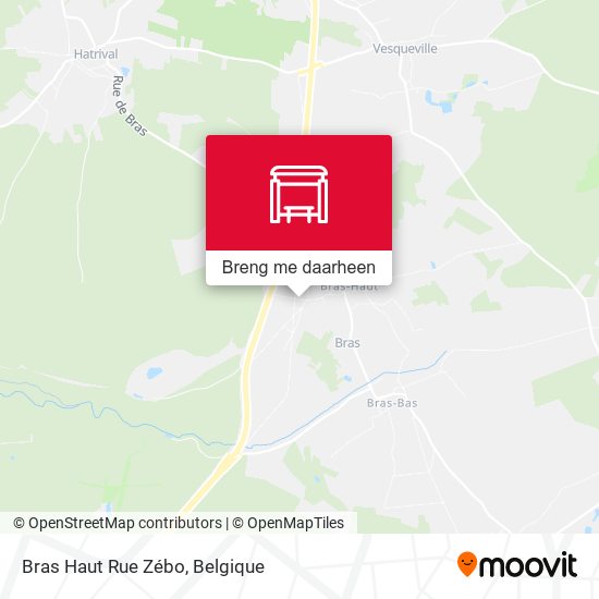 Bras Haut Rue Zébo kaart