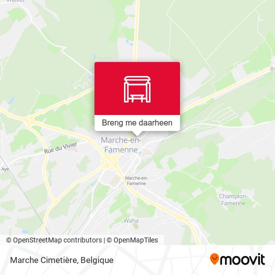 Marche Cimetière kaart