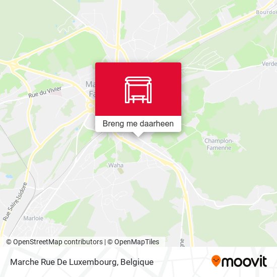 Marche Rue De Luxembourg kaart