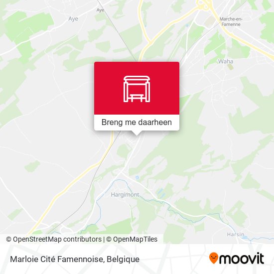 Marloie Cité Famennoise kaart