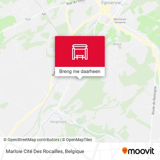 Marloie Cité Des Rocailles kaart