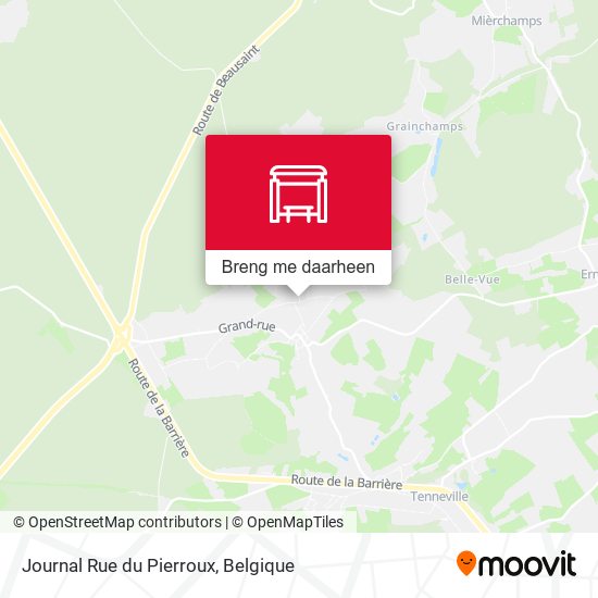 Journal Rue du Pierroux kaart