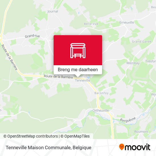 Tenneville Maison Communale kaart