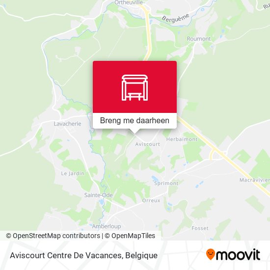 Aviscourt Centre De Vacances kaart