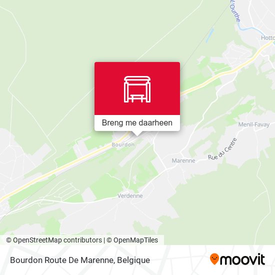 Bourdon Route De Marenne kaart