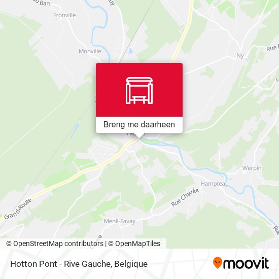 Hotton Pont - Rive Gauche kaart