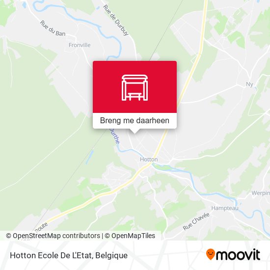 Hotton Ecole De L'Etat kaart
