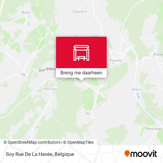 Soy Rue De La Havée kaart