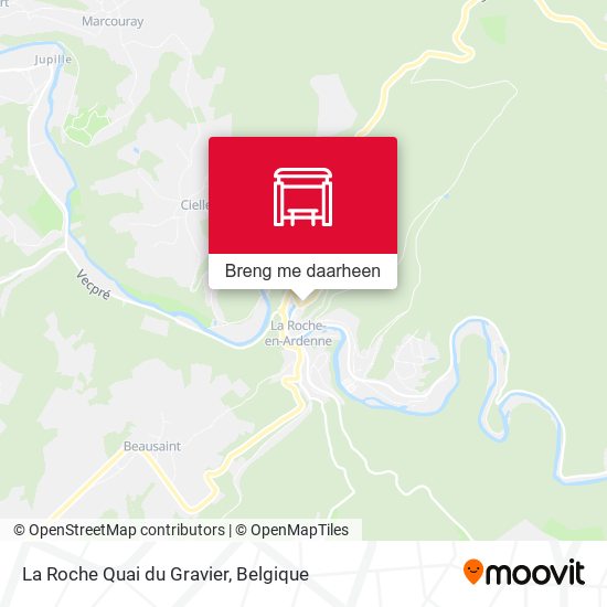 La Roche Quai du Gravier kaart