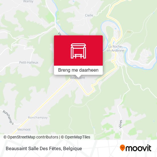 Beausaint Salle Des Fêtes kaart