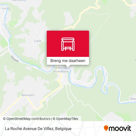La Roche Avenue De Villez kaart