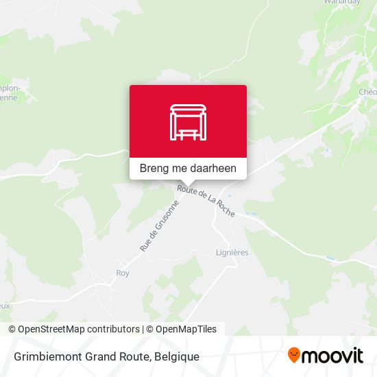 Grimbiemont Grand Route kaart