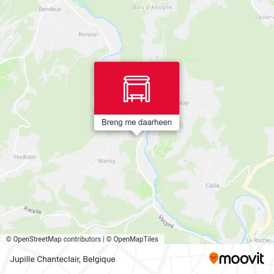 Jupille Chanteclair kaart