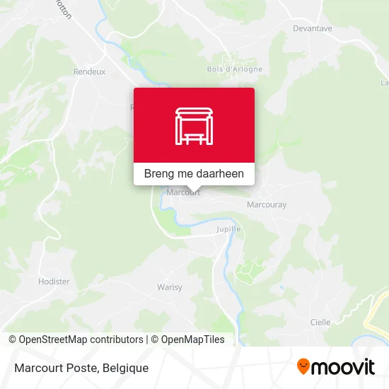 Marcourt Poste kaart