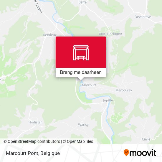 Marcourt Pont kaart