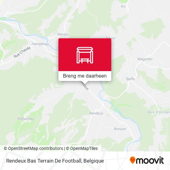 Rendeux Bas Terrain De Football kaart