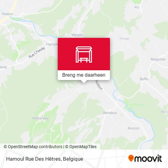 Hamoul Rue Des Hêtres kaart