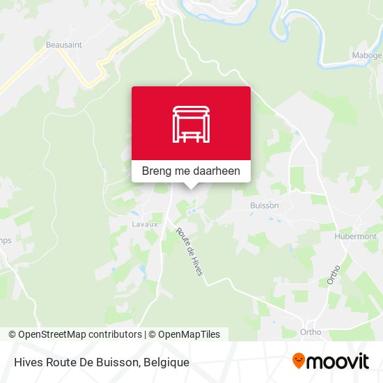 Hives Route De Buisson kaart