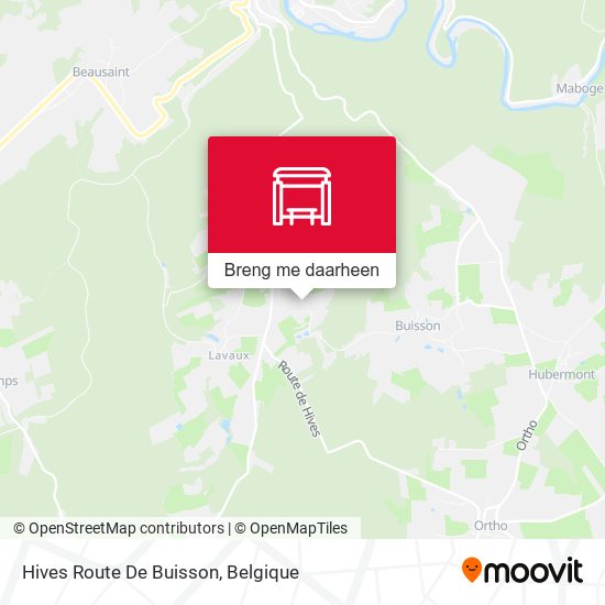 Hives Route De Buisson kaart