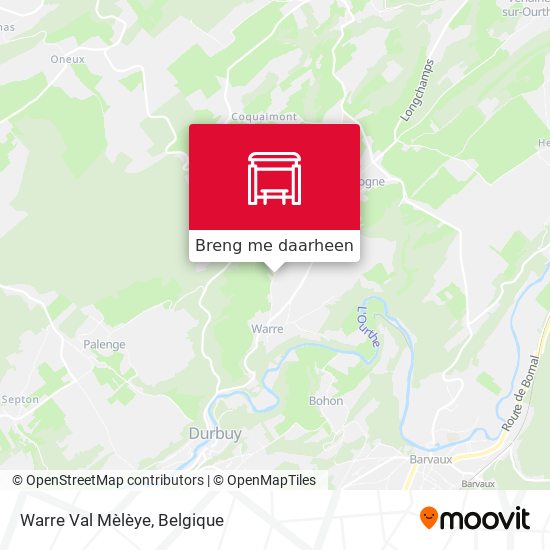 Warre Val Mèlèye kaart