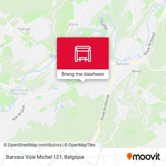 Barvaux Voie Michel 121 kaart