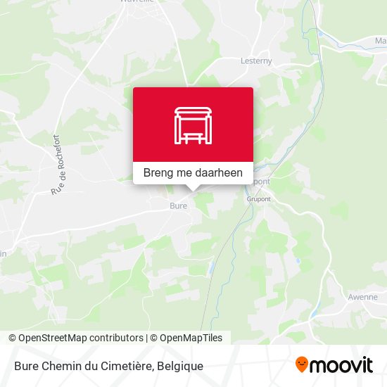Bure Chemin du Cimetière kaart