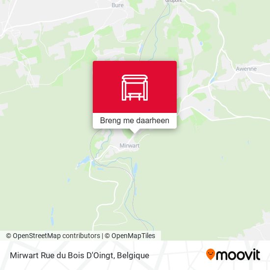 Mirwart Rue du Bois D'Oingt kaart