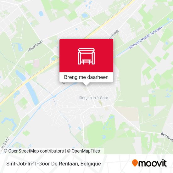 Sint-Job-In-'T-Goor De Renlaan kaart