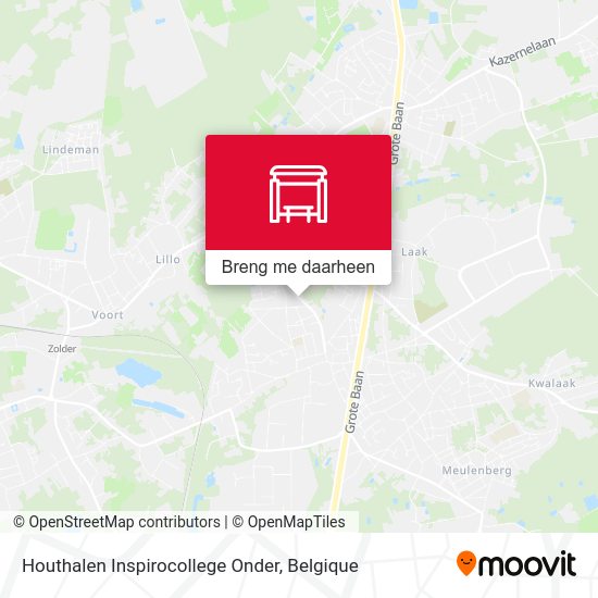 Houthalen Inspirocollege Onder kaart