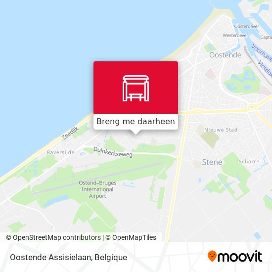 Oostende Assisielaan kaart