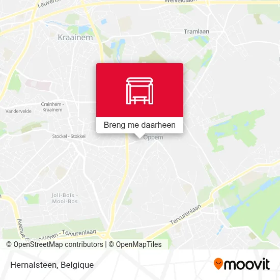 Hernalsteen kaart