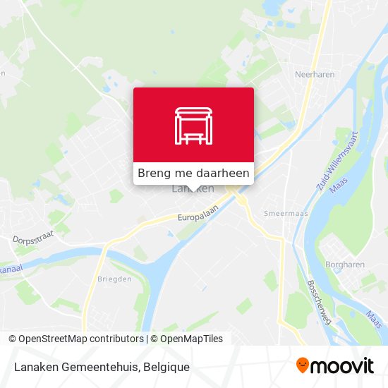 Lanaken Gemeentehuis kaart