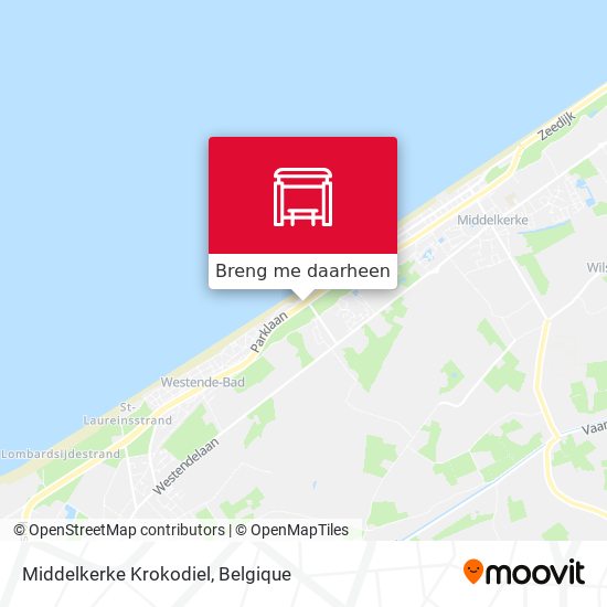 Middelkerke Krokodiel kaart