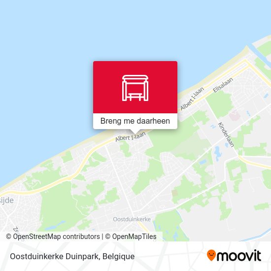 Oostduinkerke Duinpark kaart