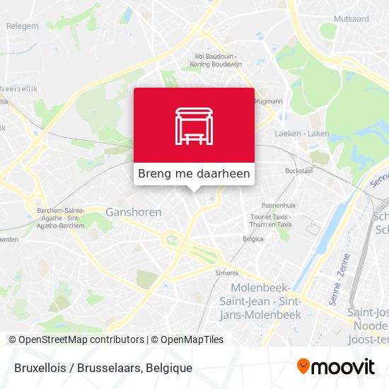 Bruxellois / Brusselaars kaart