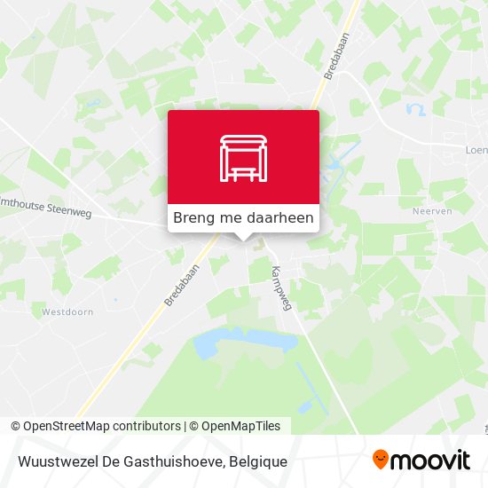 Wuustwezel De Gasthuishoeve kaart