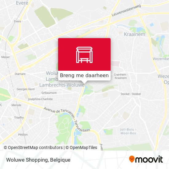 Woluwe Shopping kaart