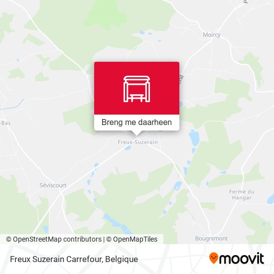 Freux Suzerain Carrefour kaart