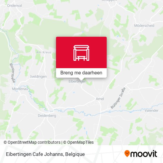 Eibertingen Cafe Johanns kaart