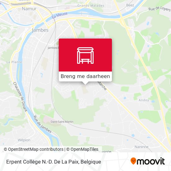 Erpent Collège N.-D. De La Paix kaart