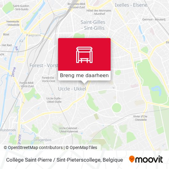 Collège Saint-Pierre / Sint-Pieterscollege kaart