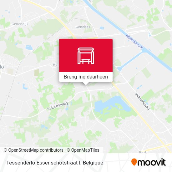 Tessenderlo Essenschotstraat I kaart